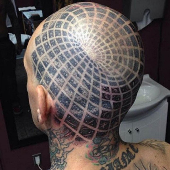 Tatuajes con ilusiones ópticas
